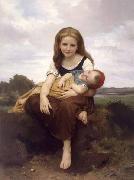 William-Adolphe Bouguereau The Elder Sister France oil painting artist